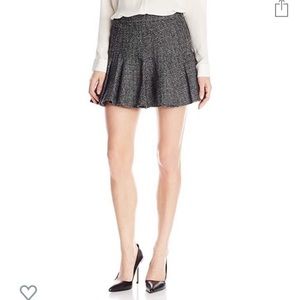 BCBGeneration black and silver mini skirt.